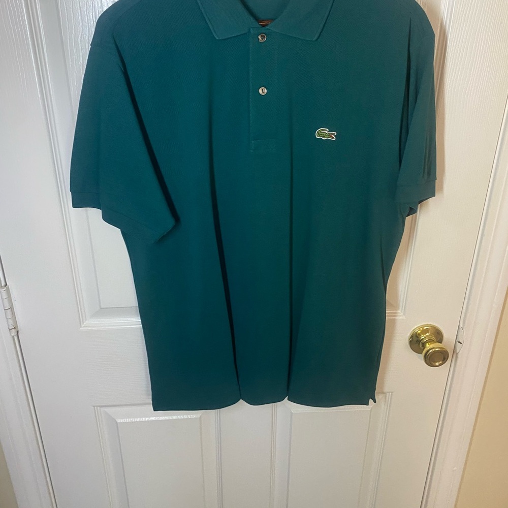 Lacoste Men's Green Polo Shirt